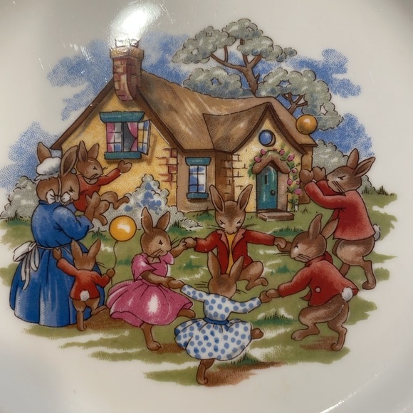 Royal Doulton Bunnykin English Fine Bone China plate - Picture 2 of 6